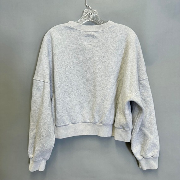 Abercrombie Fitch Soft A&F Gray Embroidered Hotel Mer Sweatshirt Size Large - Picture 13 of 14
